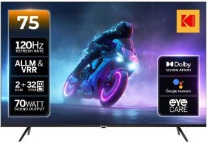 Kodak 75MX0019 75 inch (190 cm) QLED 4K TV