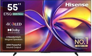 Hisense 55E75Q 55 inch (139 cm) QLED 4K TV