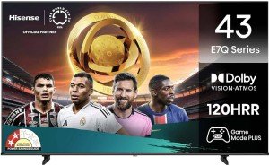 Hisense 43E7Q 43 inch (109 cm) QLED 4K TV